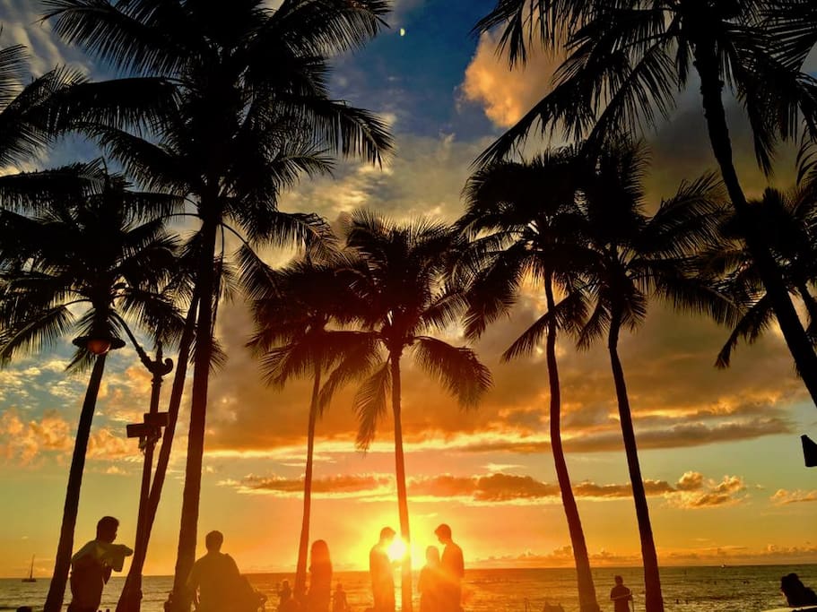 Absolute Paradise, located two blocks from this Sunset view.