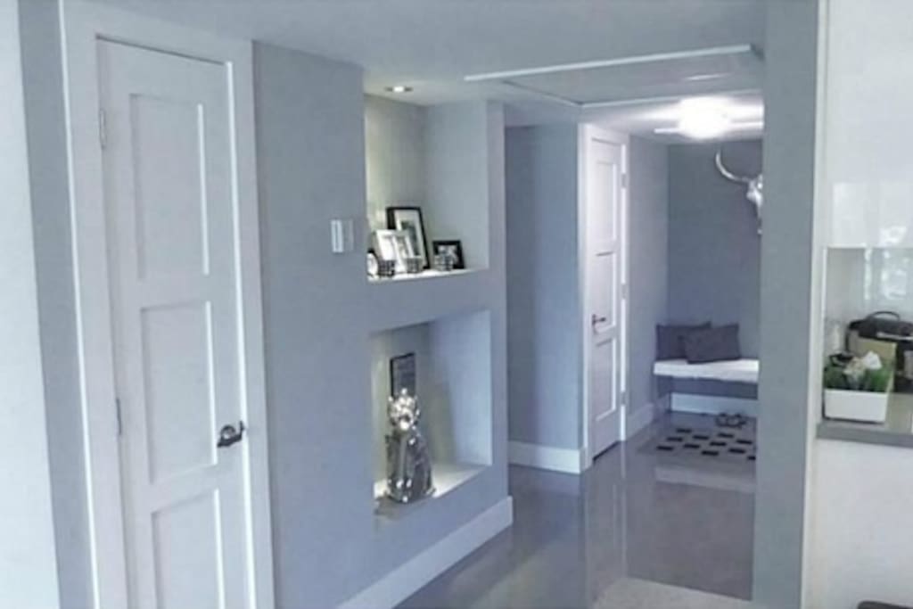 Both very spacious Entrance & Hallway with 2 closets