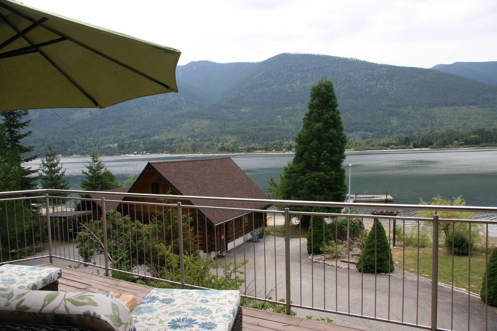View from our huge deck