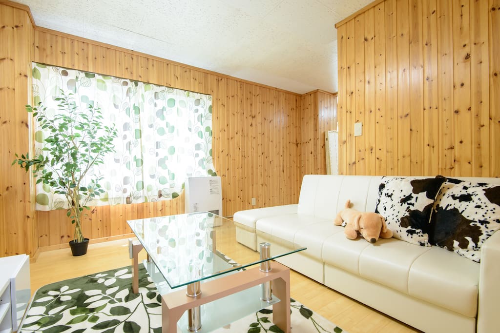 Each room is for 6 people and spacious with a individual living room.