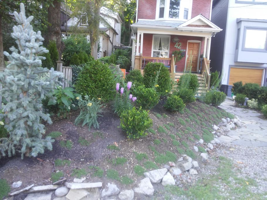 Newly landscaped.