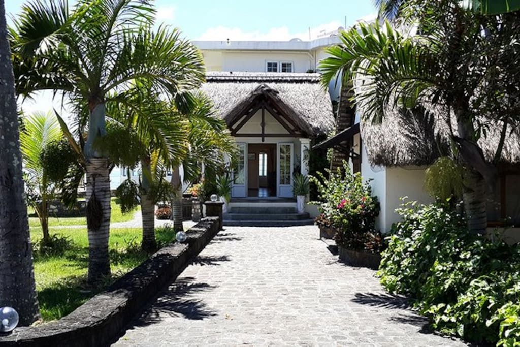 L'entrée de la guesthouse
