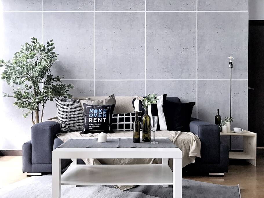Unit 1, living room