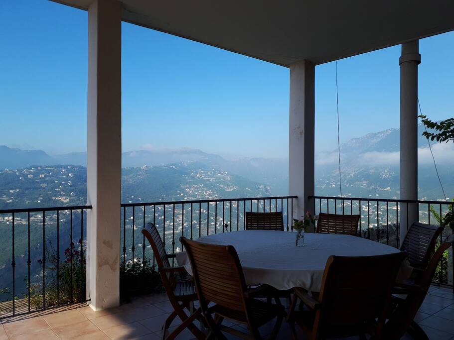 Terrace space with panoramic view