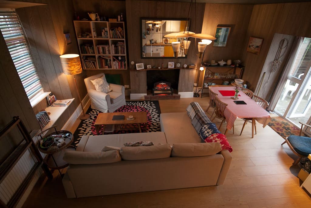 Open plan living area
