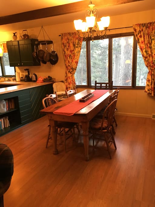 Dining portion of the central area