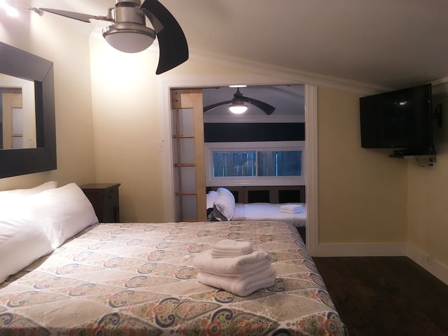 Master Bedroom with Office/Third Bedroom in background