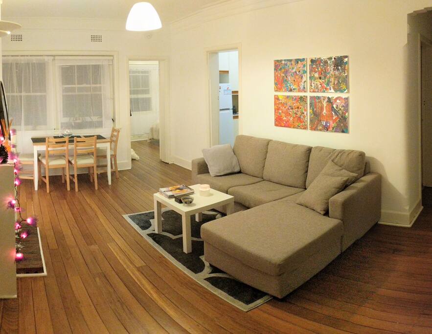 living and dining