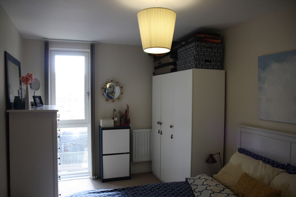 Comfortable bedroom.