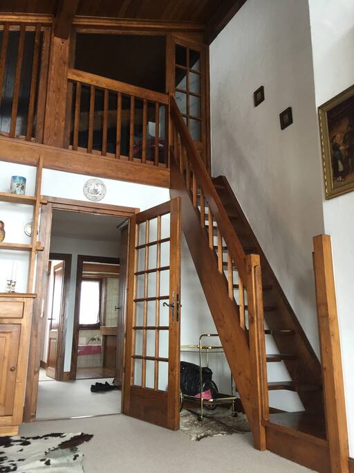 Une mezzanine avec 4 lits