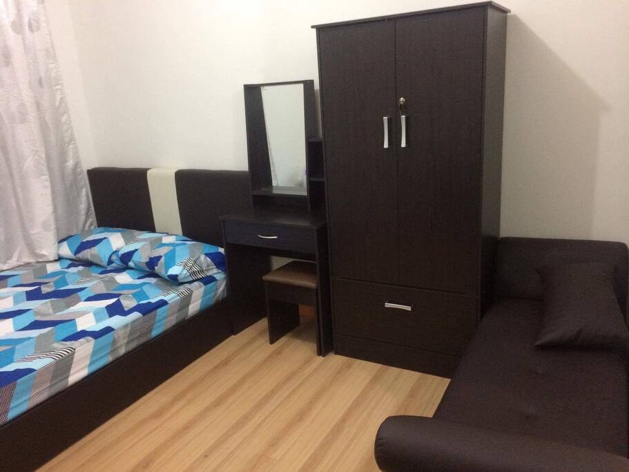 Your Bedroom very comfortable and well equipped Room for a good night's rest!