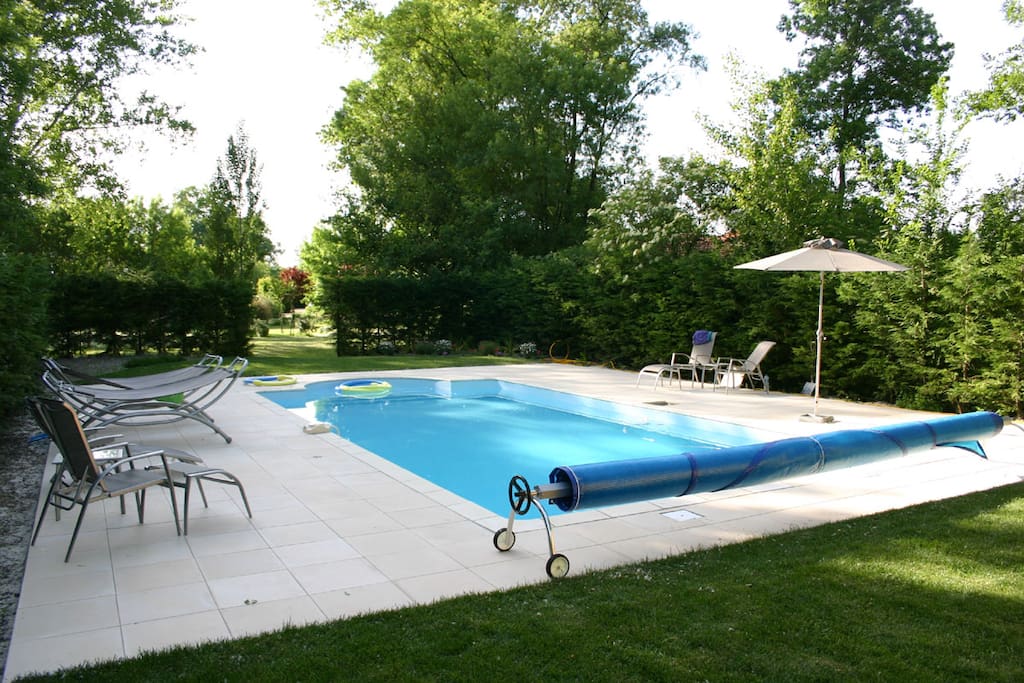 Solar heated 10m x 5m pool exclusive use