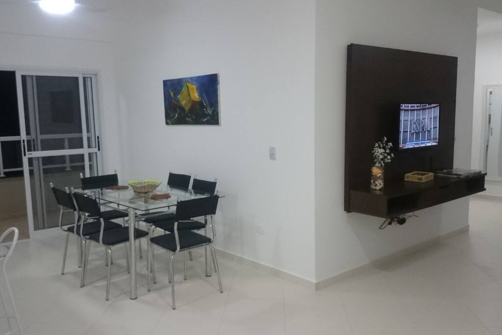 Dos ambientes. foto noite
