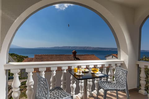 Apartment, 4 persons, climate, sea view
