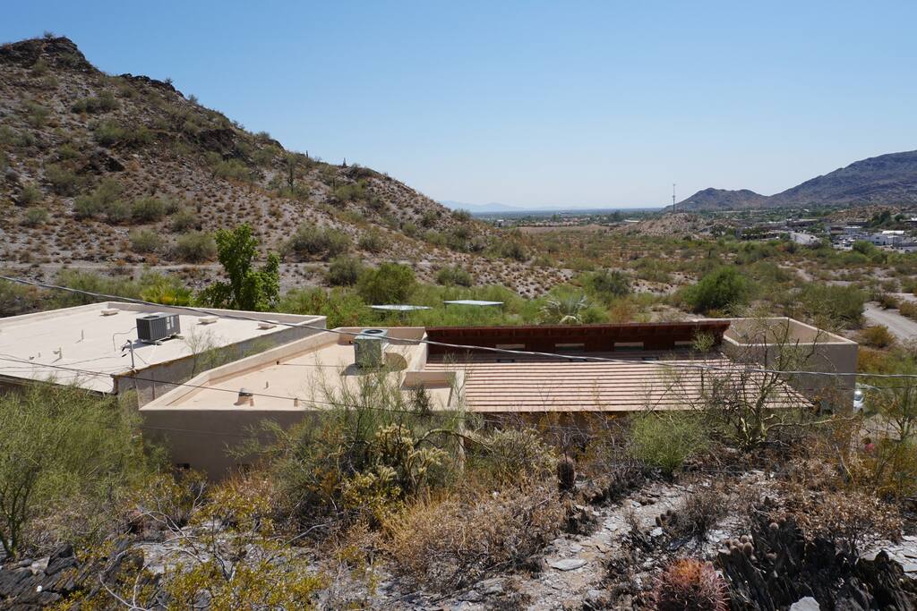 View from trail above home.