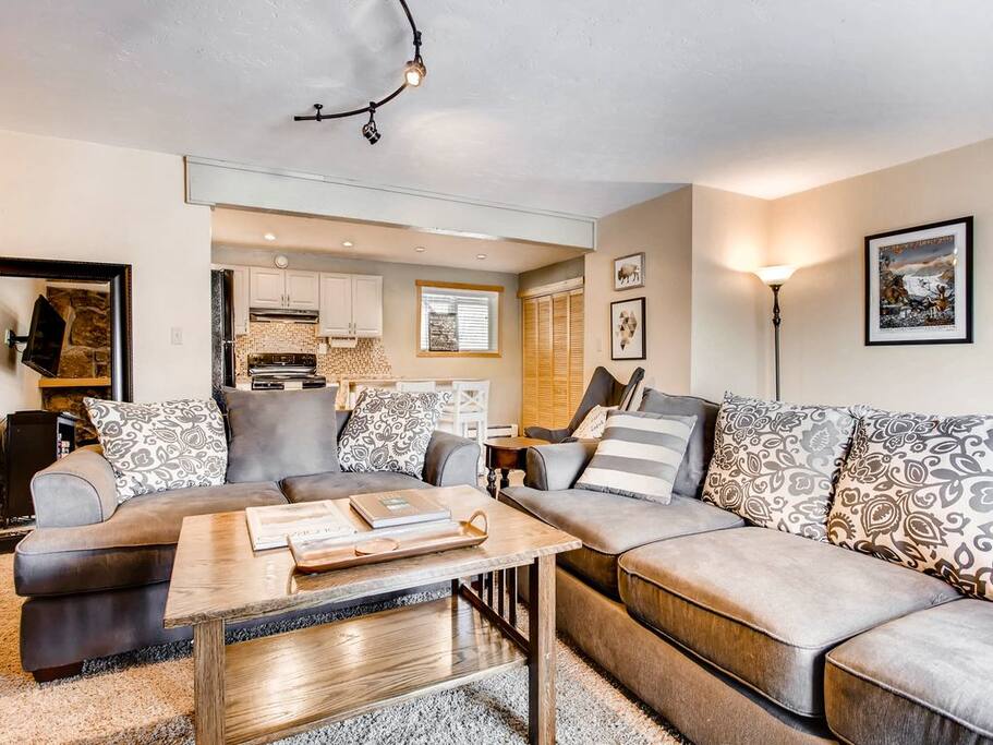 Great Room/Living Room into Kitchen View