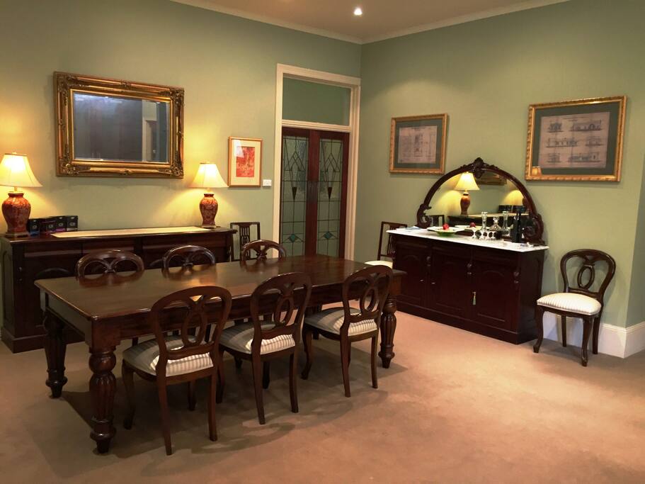 Guest dining serving full breakfast daily