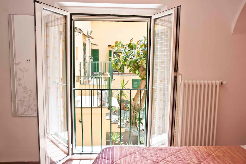veduta camera da letto
