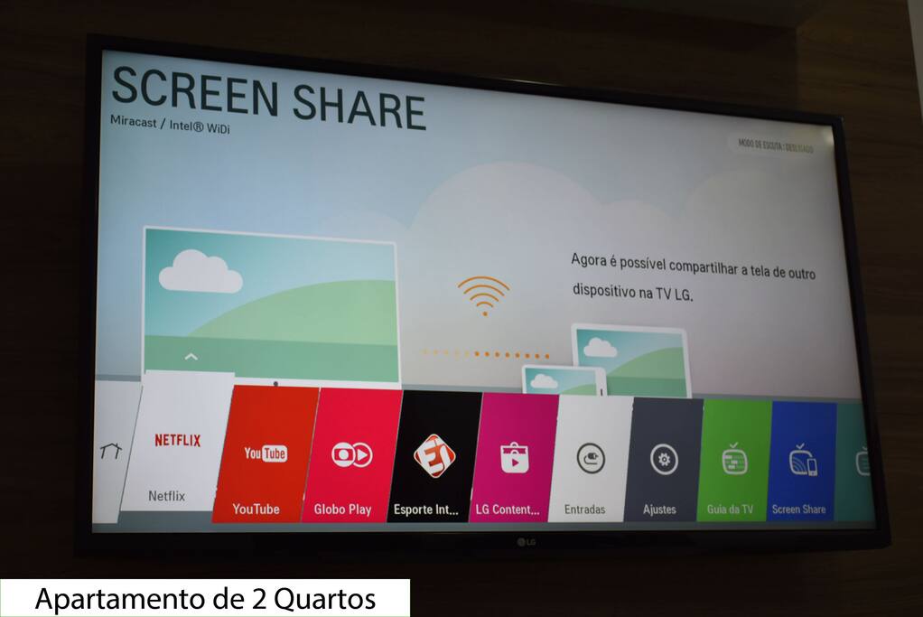 Aplicativos da TV.