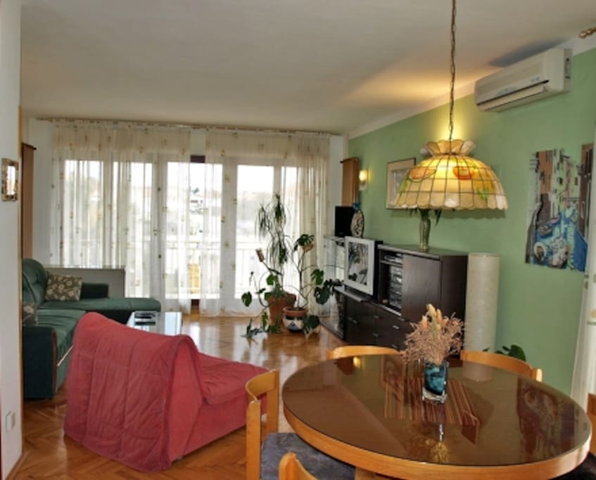 Living room with terrace