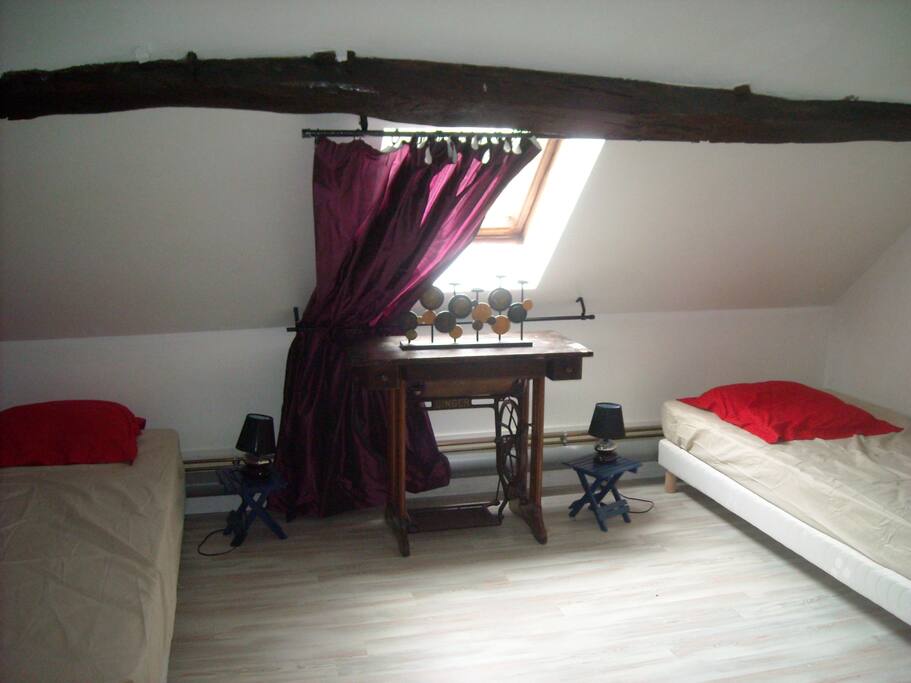 Possibilité d'ajouter un matelas pour 2 enfants.