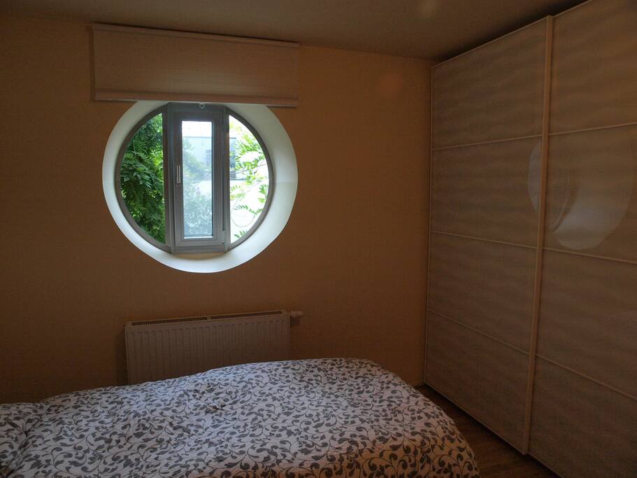 Half of the big closet that you can use, half of it is mine =)