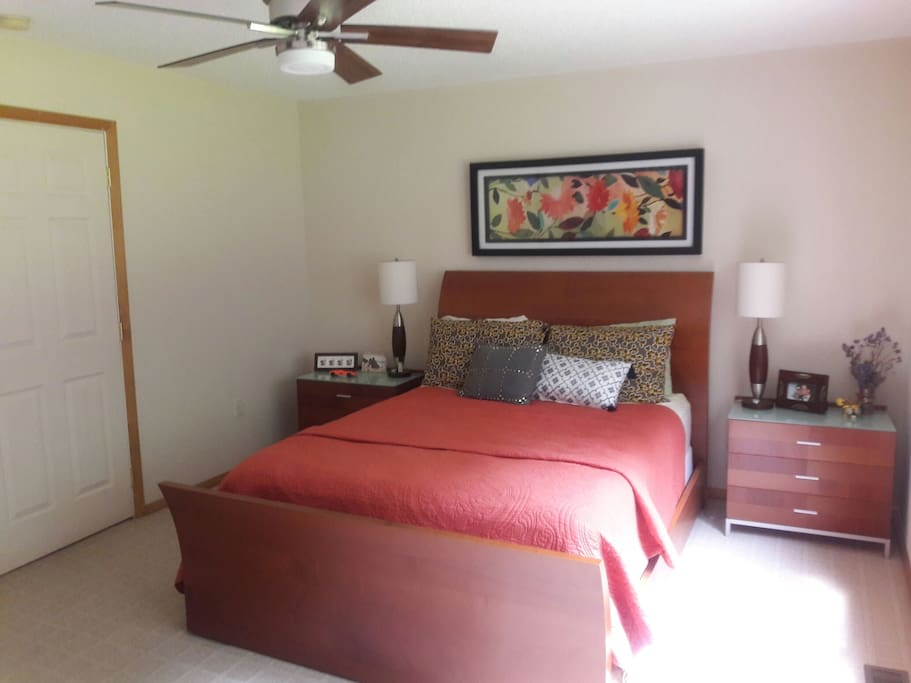 Master bedroom very comfortable and very private