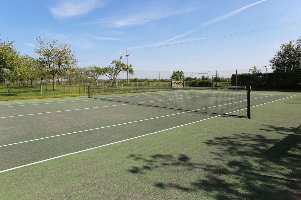 The tennis court is available for your use except on Friday mornings and Saturday mornings