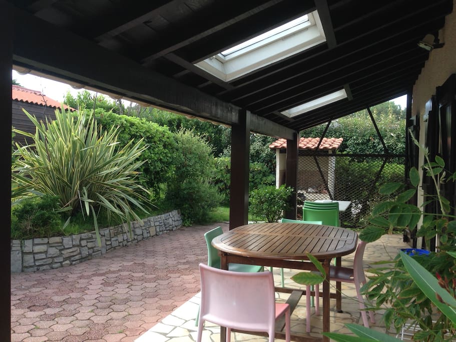 Terrasse couverte