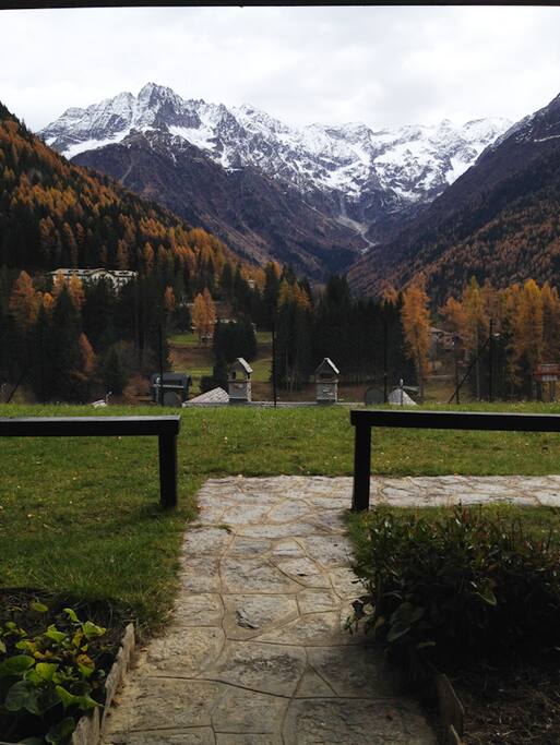 vista panoramica dal portico