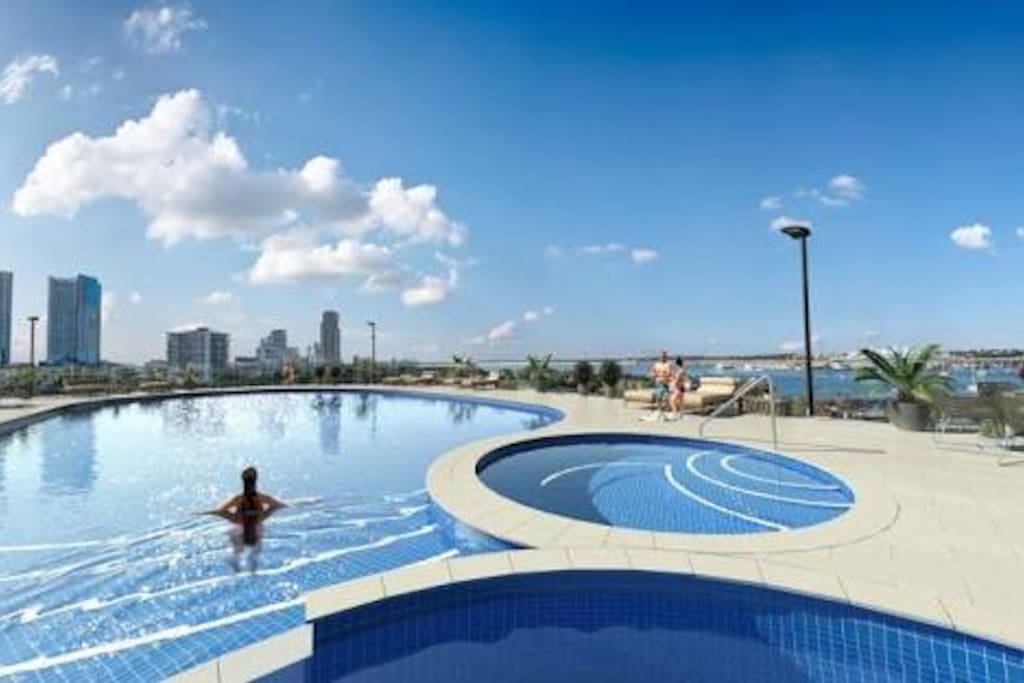 Outdoor swimming pool