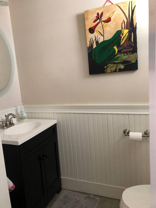 half bath downstairs