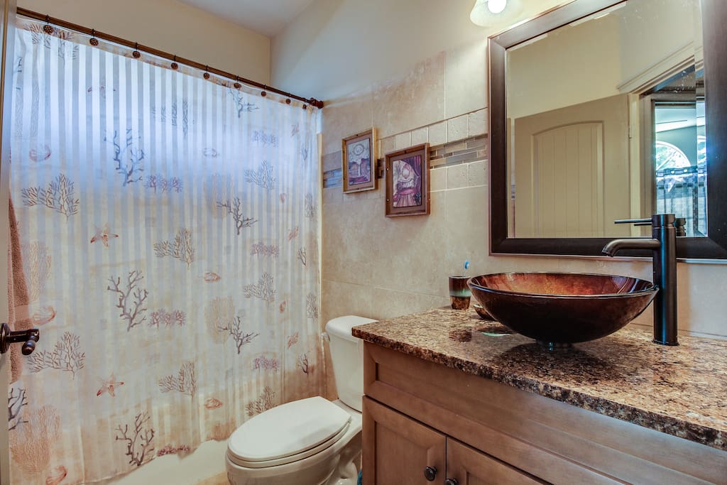 Full Bath right next to room newly remodeled.