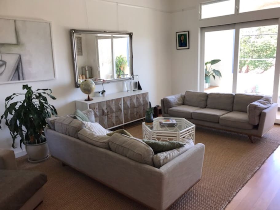 Lounge room and balcony