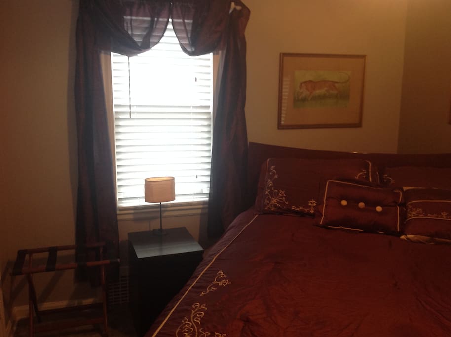 window view of Guest bed room