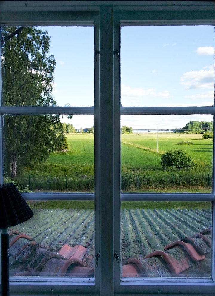 Ver la sala de estar en el último piso