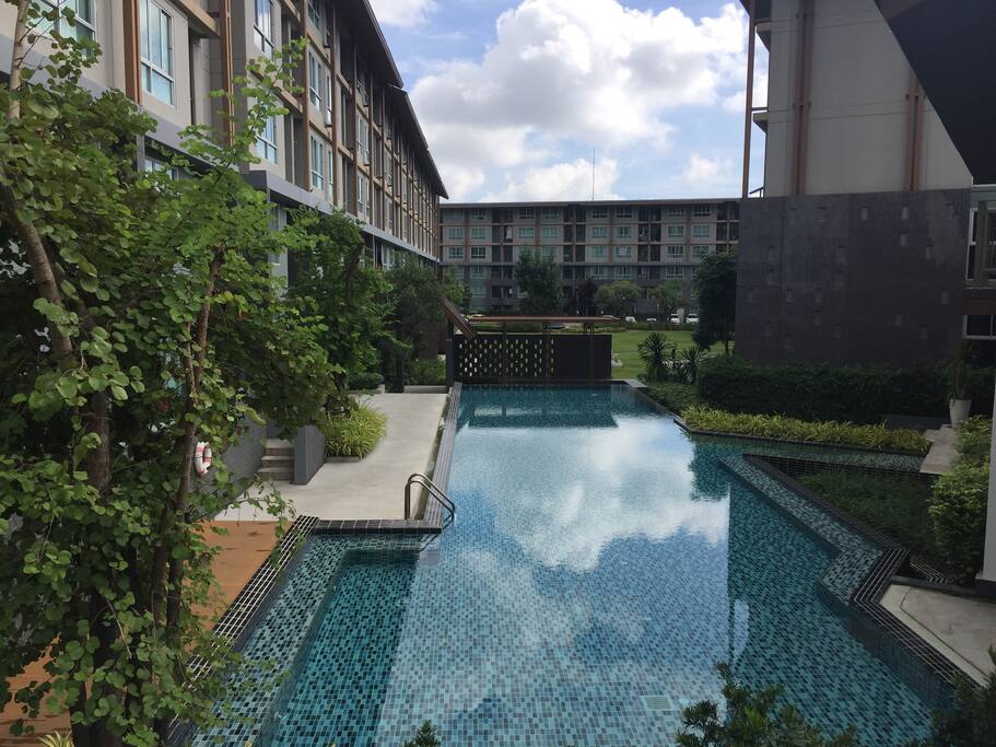Have a refreshing dip after a long day in this gorgeous pool