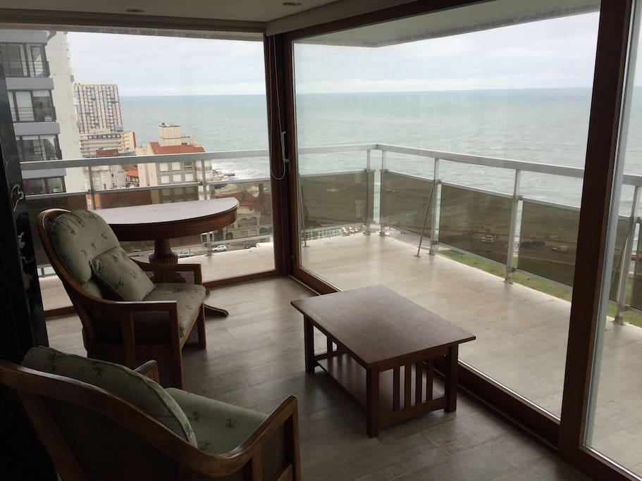 Sit and enjoy the view with a hot cup of java.
