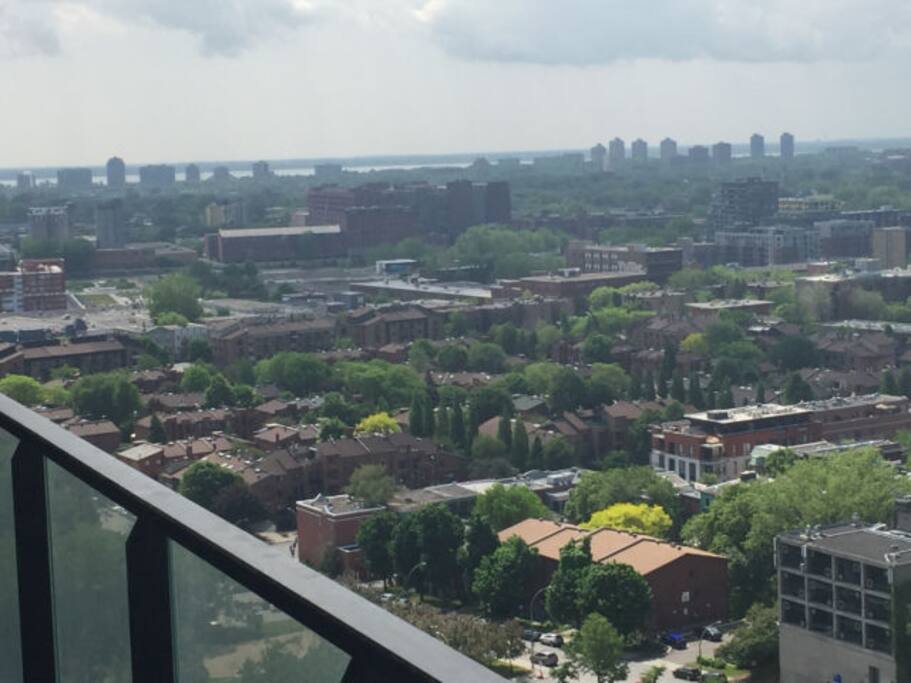 Spectacular view from balcony