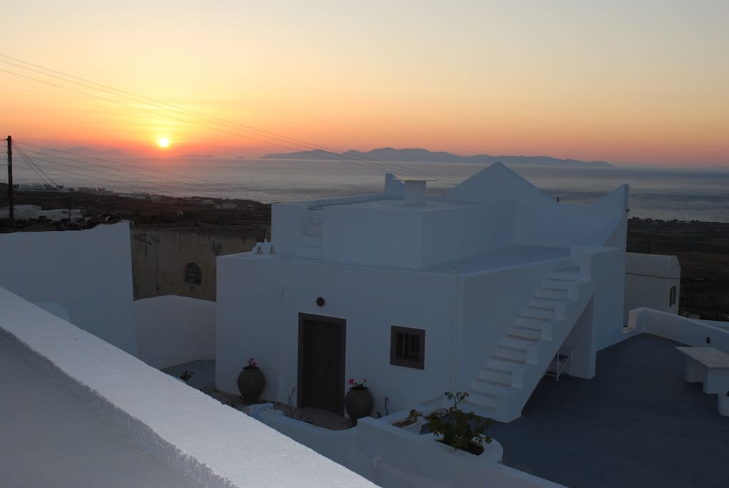 SUMMER SUNSET VIEW FROM THE TERRACES