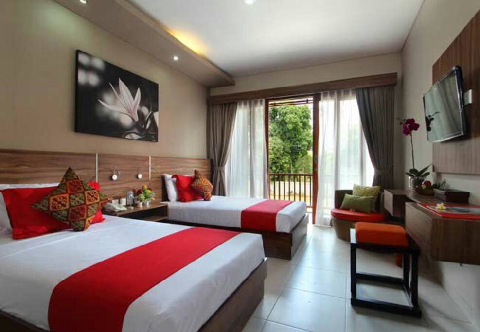 Twin beds
