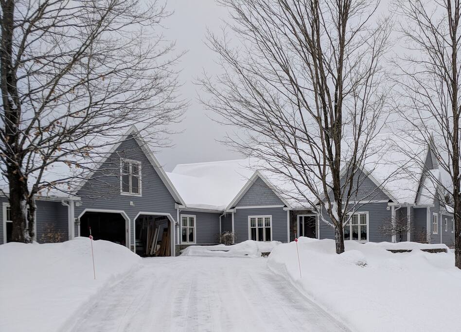 A view of our home during the winter of 2017/2018