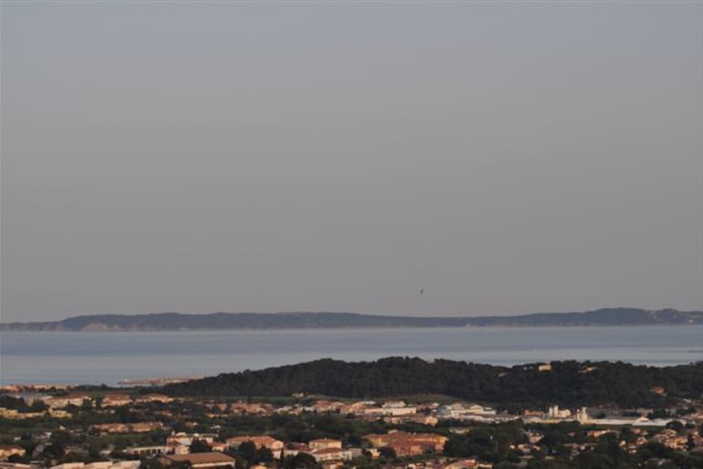 vue panoramique sur les iles d'or