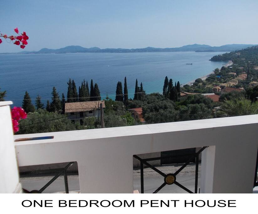 veranda with sea view