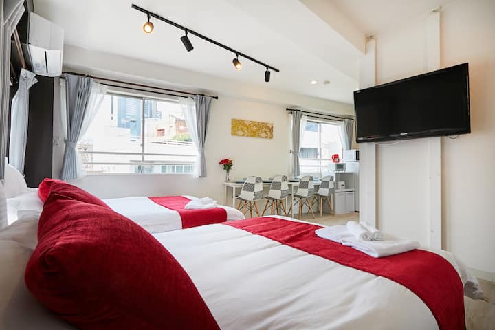 Shinjuku 2min｜near St 4 Min｜max 6｜free Wi-fi｜sy51 - 渋谷区