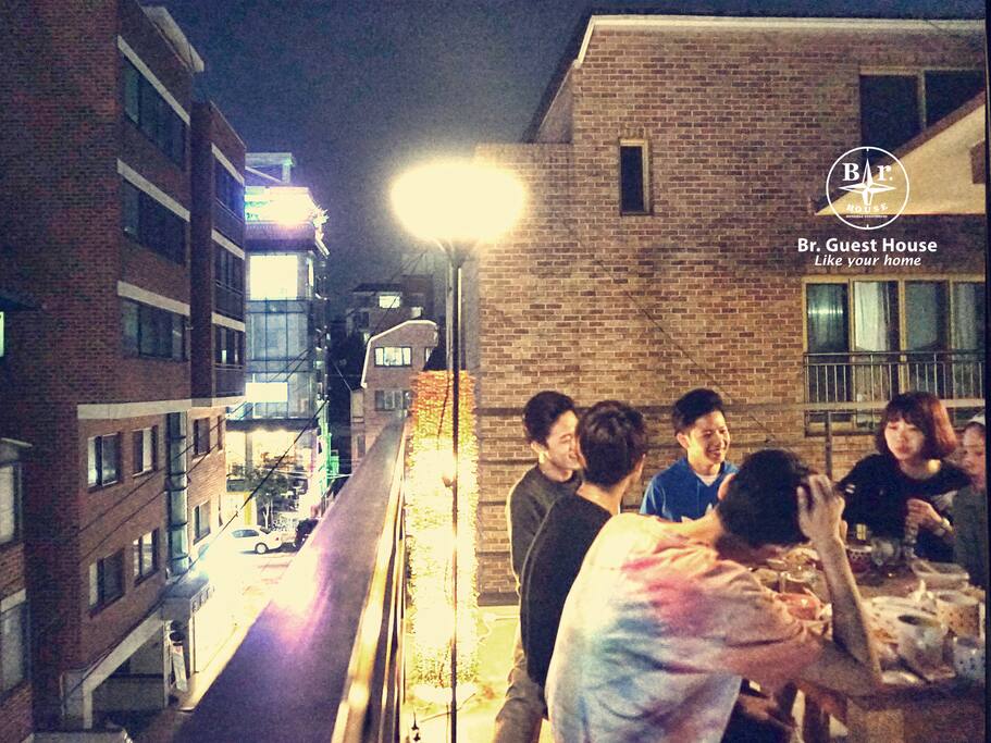 Rooftop terrace
