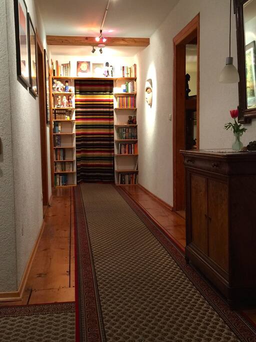 The hall is greeting you.