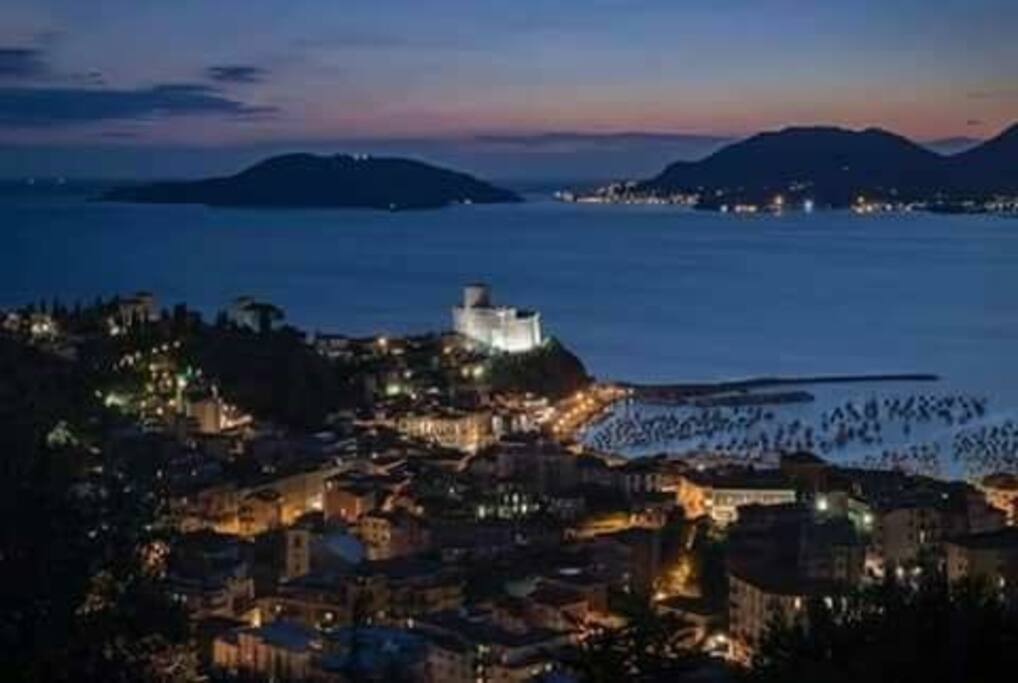 Golfo dei poeti dalle alture di Lerici