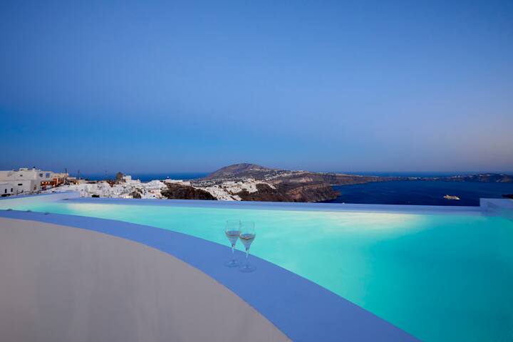 Olia Cave, 2 bedrs, heated pool, views, steam bath gallery image 5