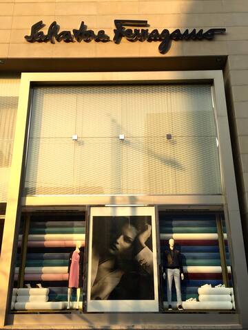 5mins to Feragamo Flagship Store